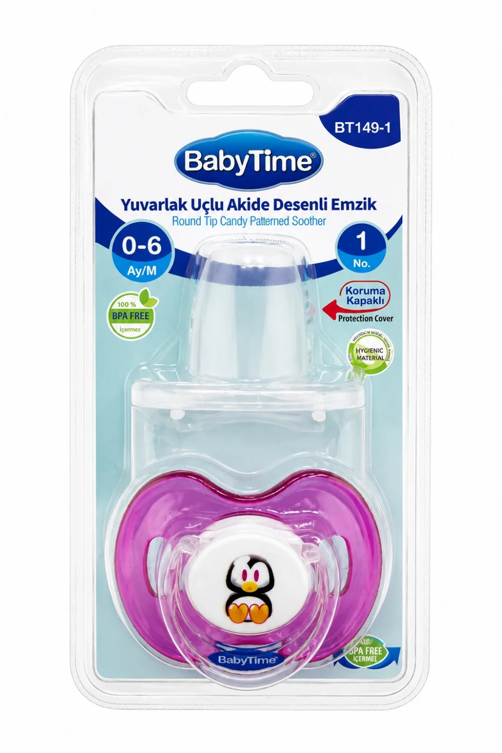 BabyTime Bebek Emziği Modelleri – 0-6 Ay, 6-18 Ay ve 18+ Ay BPA İçermez Emzik