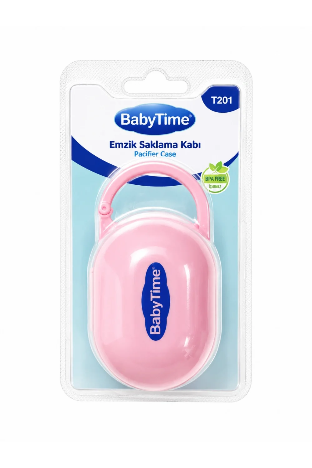 BabyTime BT201 Pembe Emzik Kutusu – Bebek Emzik Saklama Kabı