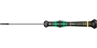 Wera 2035 Elektronikçi Düz Tornavida: Hassas ve Ergonomik 0.50 x 3 x 80 mm Uç
