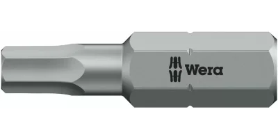 Wera 840/1 Z Hex‑Plus 2,5 x 25 mm Alyan Bit ile Saglam Vidalamalar