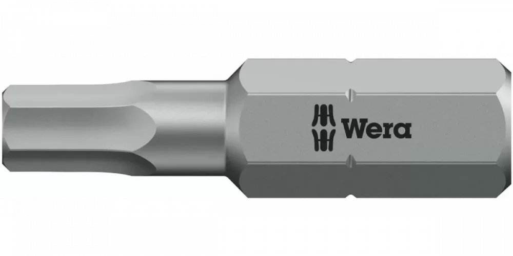 Wera 840/1 Z Hex‑Plus 2,5 x 25 mm Alyan Bit ile Saglam Vidalamalar