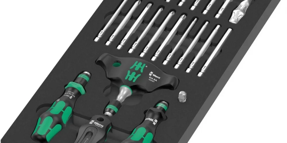 Wera 9752 Ozel Kesim Sunger Kraftform Kompakt Circirli Set 1