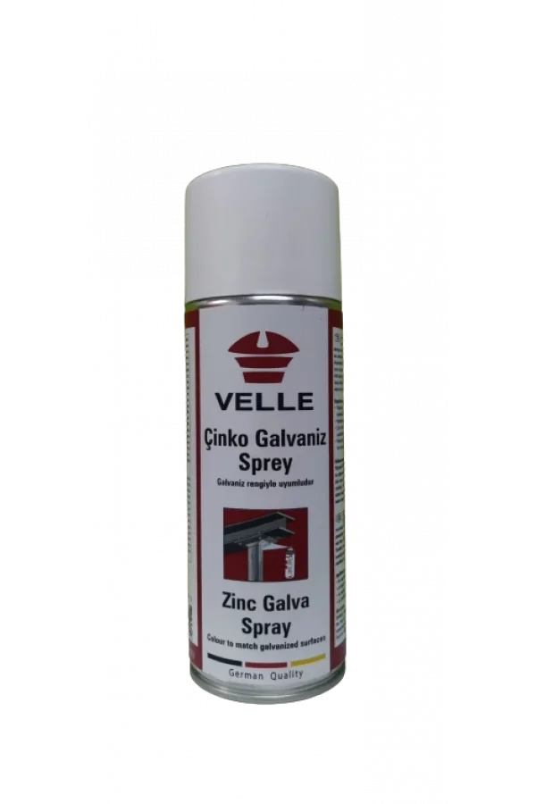 VELLE Çinko Galvaniz (Ekstra Pas Koruma) Sprey  400 ml