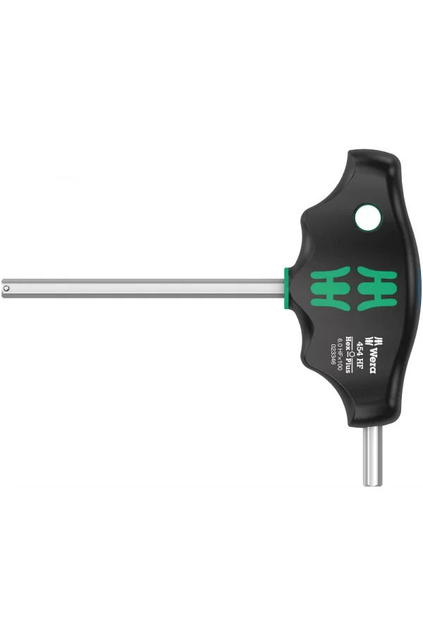 Wera 454 HF Tutma Fonksiyonlu Hex-Plus T Saplı Tornavida, 6 x 100 mm