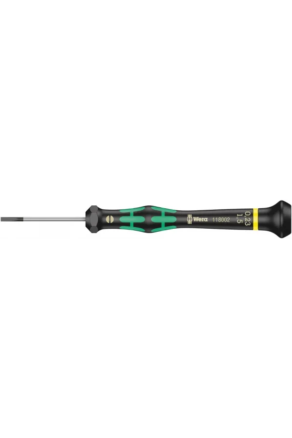 Wera 2035 Elektronikçi Düz Tornavida, 0.23 x 1.5 x 40 mm