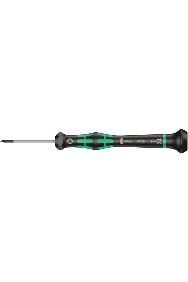 Wera 2067 Elektronikçi TORX® Tornavida, TX 2 x 40 mm