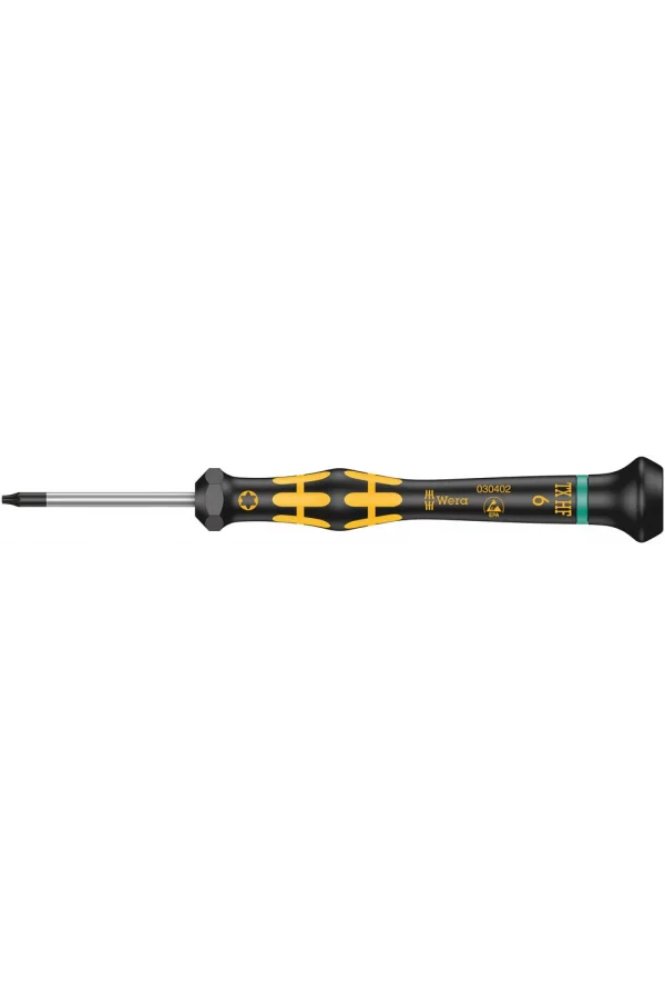 Wera 1567 TORX® HF ESD Kraftform Micro Tornavida, Tutma Fonksiyonlu, TX 6 x 40 mm