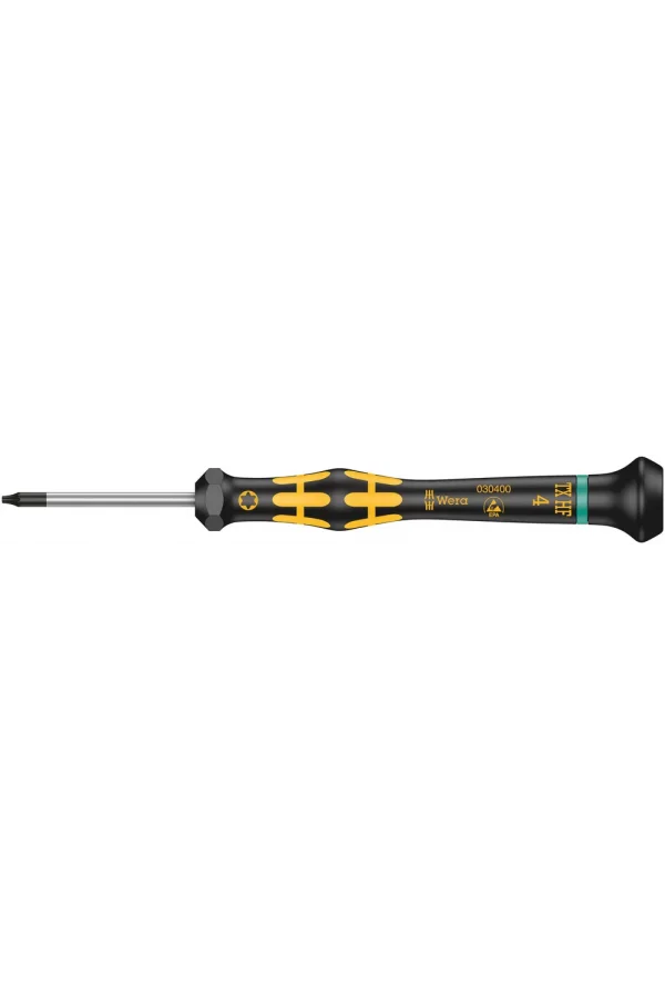 Wera 1567 TORX® HF ESD Kraftform Micro Tornavida, Tutma Fonksiyonlu, TX 4 x 40 mm