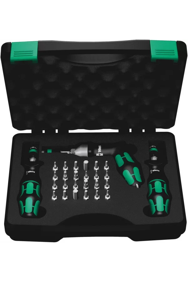 Wera 7440/41/42 Kraftform Torklu Tornavida Seti 0,3-6,0 Nm