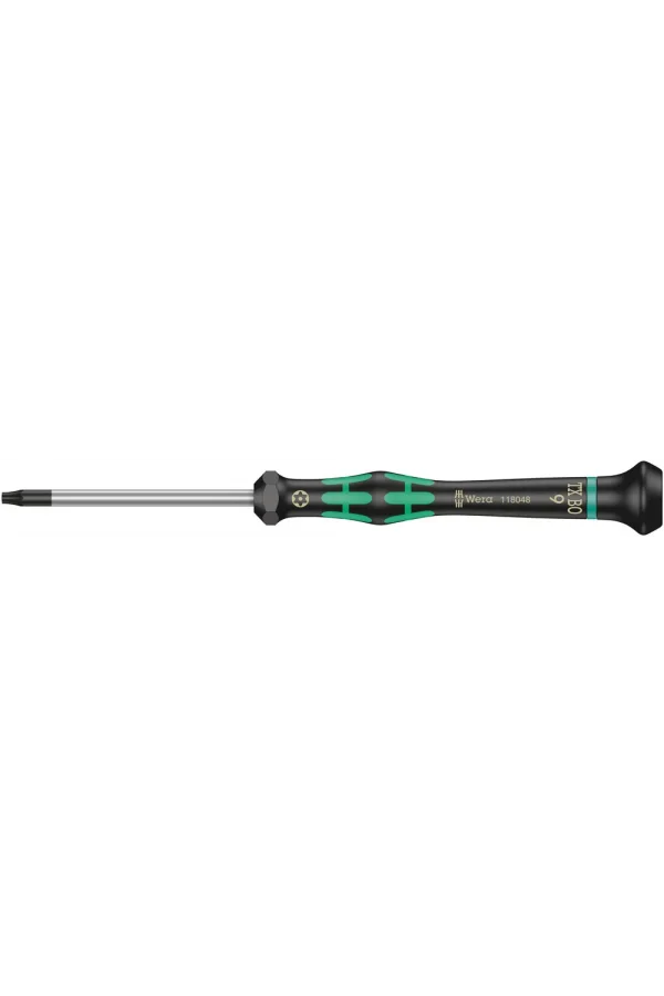 Wera 2067 Elektronikçi TORX® BO Tornavida, TX 9 x 60 mm