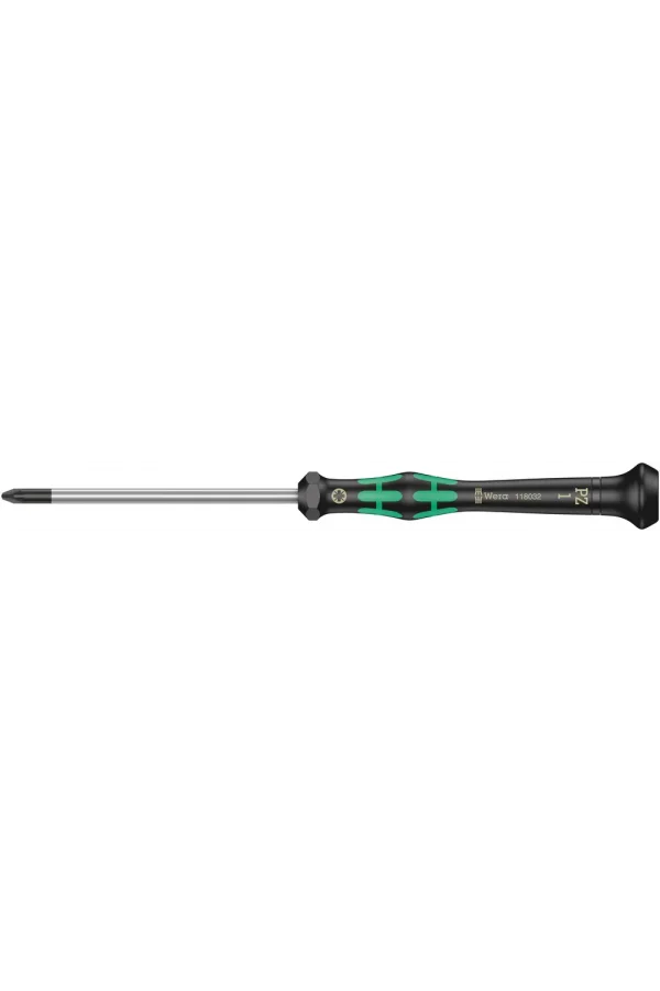 Wera 2055 PZ Elektronikçi Pozidriv Tornavida, PZ 1 x 80 mm