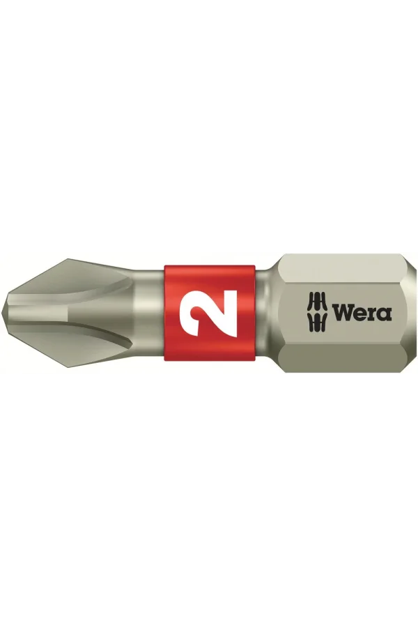 Wera 3851/1 TS Bits, Paslanmaz, PH 2 x 25 mm
