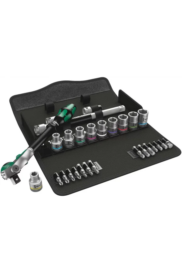 Wera 8100 SC 6 Zyklop Speed Cırcır Seti, 1/2 Sürücülü, metrik