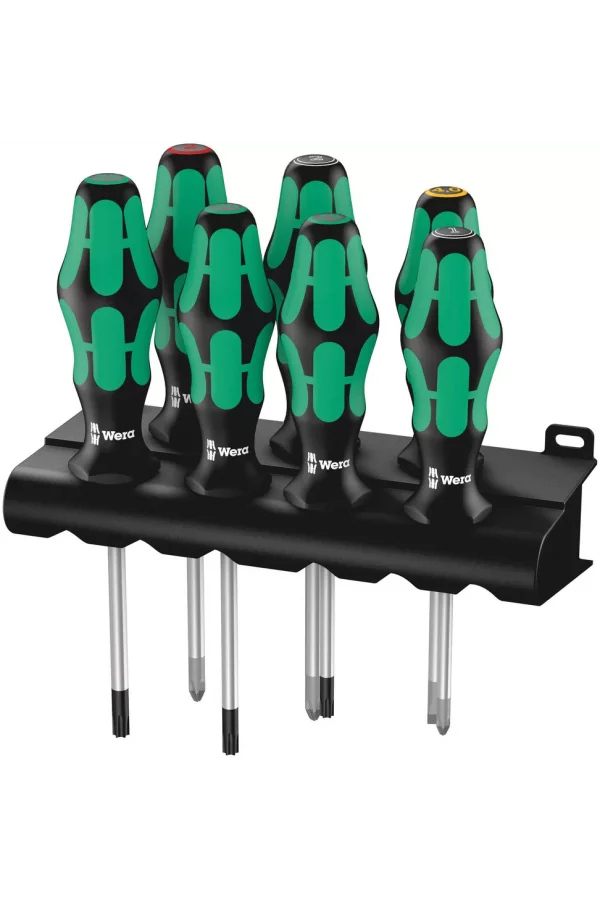 Wera 335/350/367/7 Raf Kraftform Plus Tornavida Seti, Lasertip + Raf