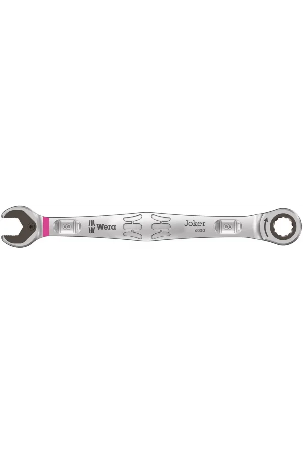 Wera 6000 Joker Açık Ağız Cırcırlı Kombine Anahtar, 8 x 144 mm