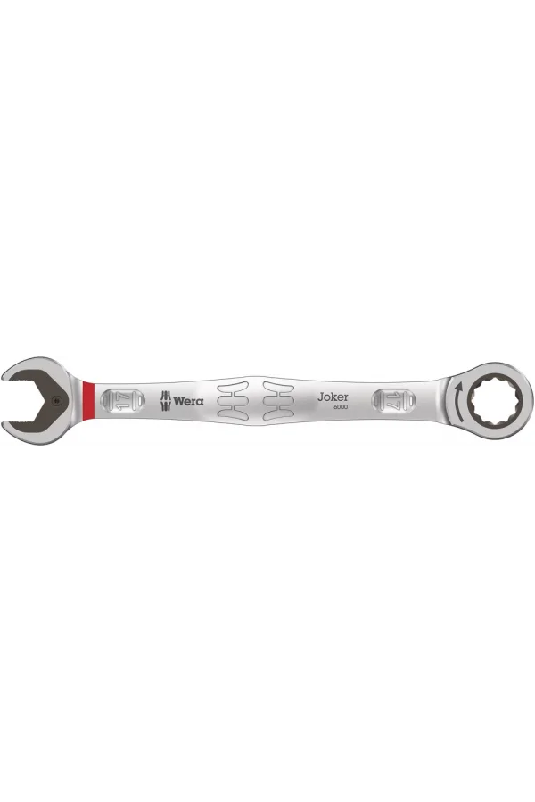 Wera 6000 Joker Açık Ağız Cırcırlı Kombine Anahtar, 17 x 224 mm