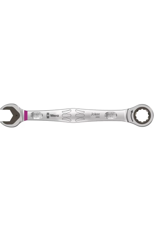 Wera 6000 Joker Açık Ağız Cırcırlı Kombine Anahtar, 14 x 188 mm