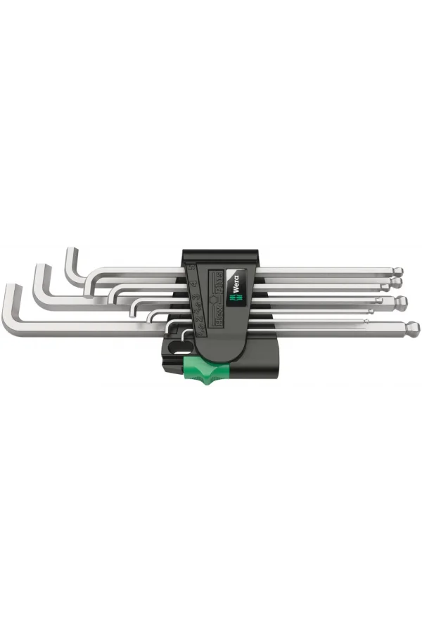 Wera 950/9 Hex-Plus 4 Allen Anahtar Set, metrik, Krom Kaplama
