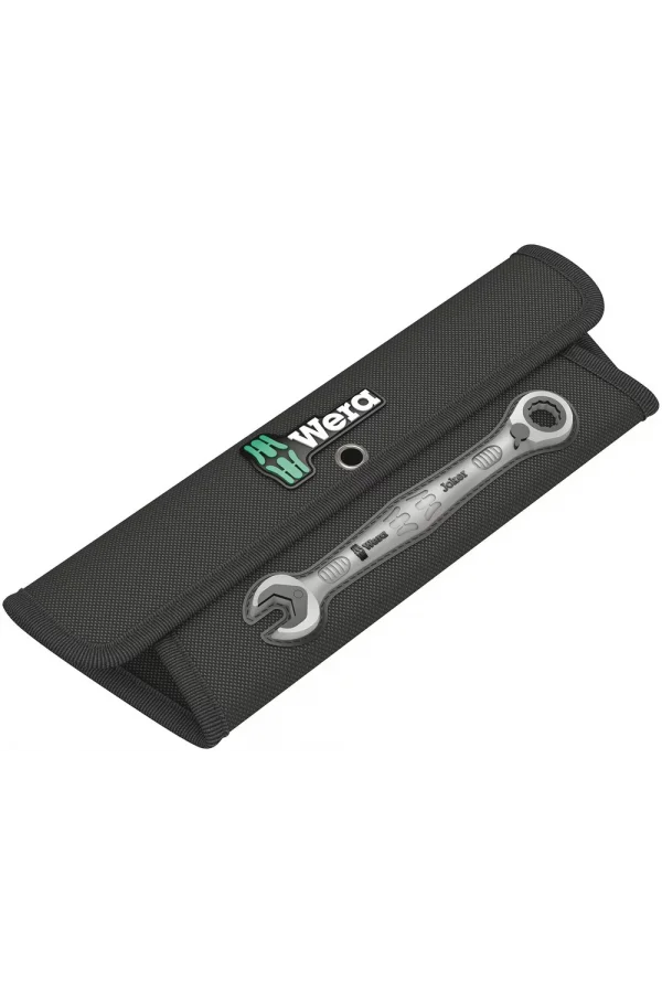 Wera 9453 Katlanır Kumaş Kılıf, 4 Parça 6000 Joker Açık Ağız Cırcırlı Kombine Anahtar için, boş, 290 x 100 mm