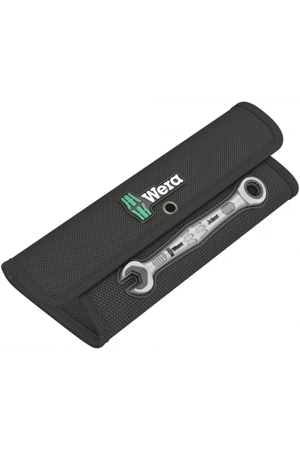 Wera 9459 Katlanır Kumaş Kılıf, 8 Parça 6000 Joker Açık Ağız Cırcırlı Kombine Anahtar Set için, boş, 290 x 110 mm