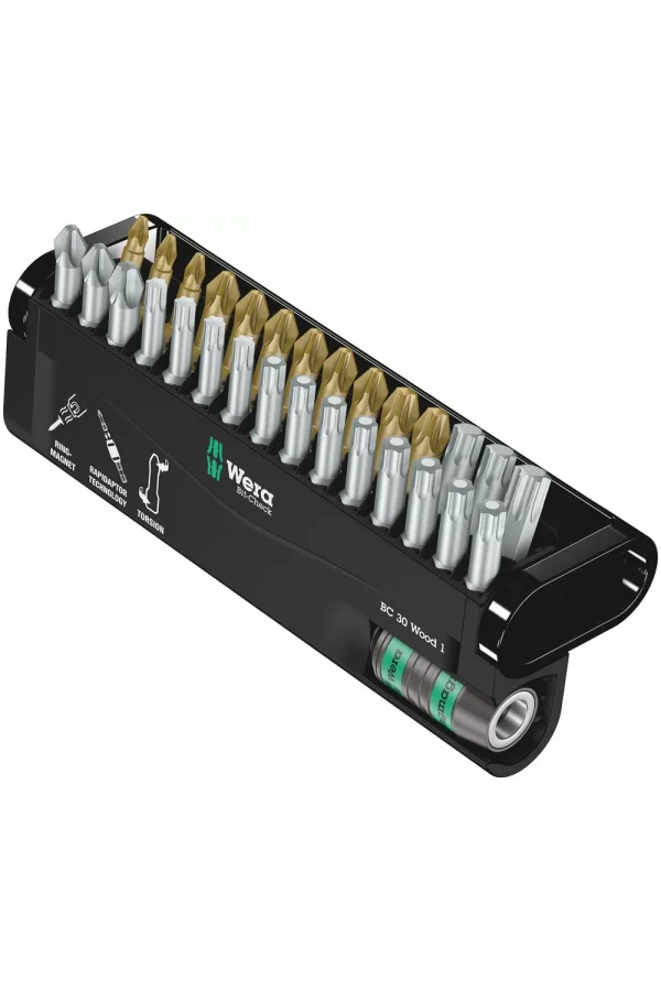 Wera Bit-Check 30 Ahşap 1