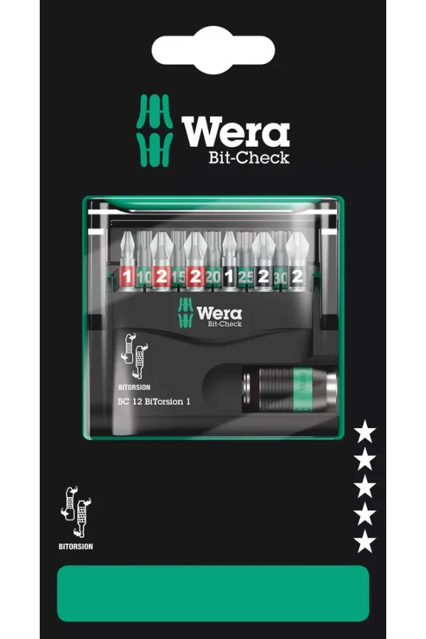 Wera Bit-Check 12 BiTorsion 1 SB