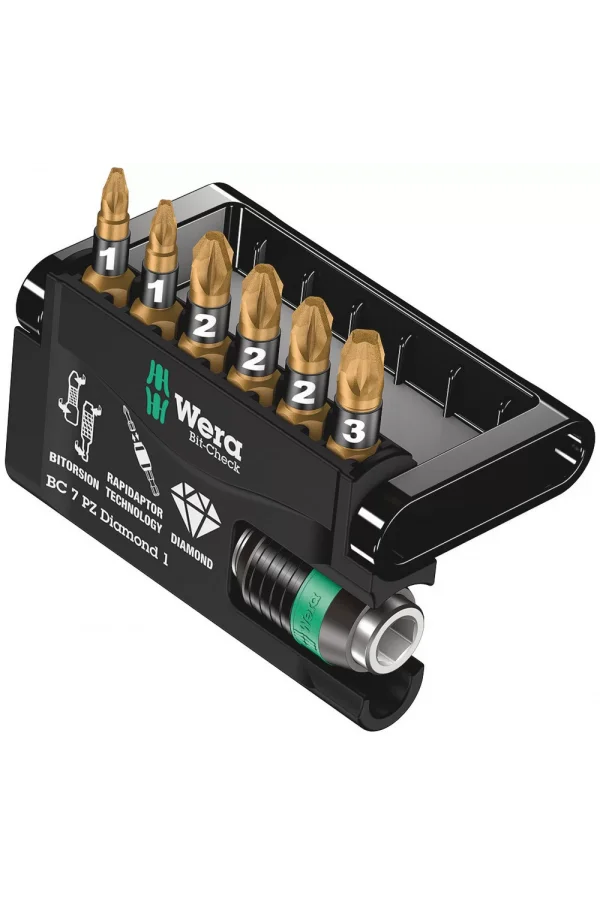 Wera Bit-Check 7 PZ Diamond 1