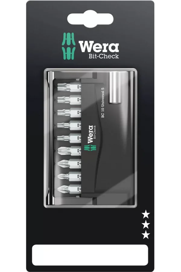 Wera Bit-Check 10 Üniversal 5 SB