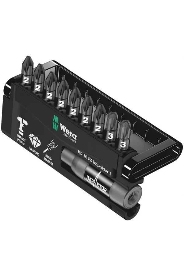 Wera Bit-Check 10 PZ Impaktor 1
