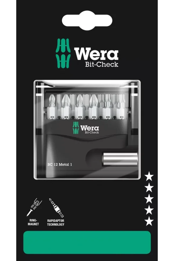 Wera Bit-Check 12 Metal 1 SB