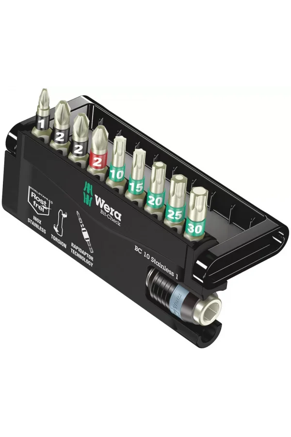 Wera Bit-Check 10 Paslanmaz 1