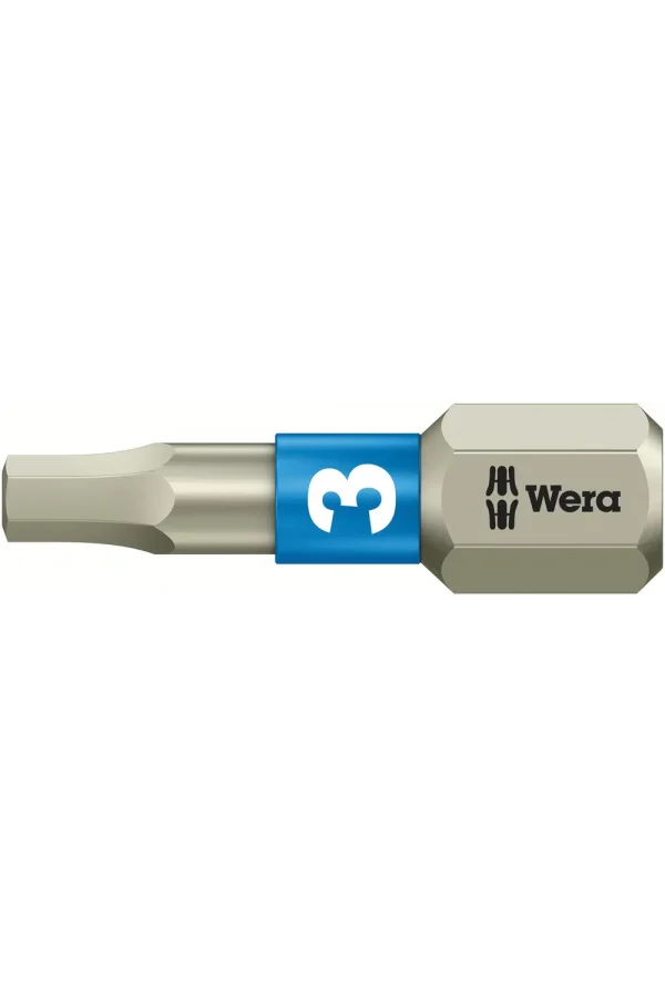 Wera 3840/1 TS Bits, Paslanmaz, 3 x 25 mm