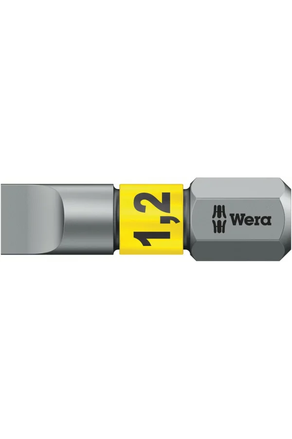Wera 800/1 BTZ Bits, 1.2 x 6.5 x 25 mm