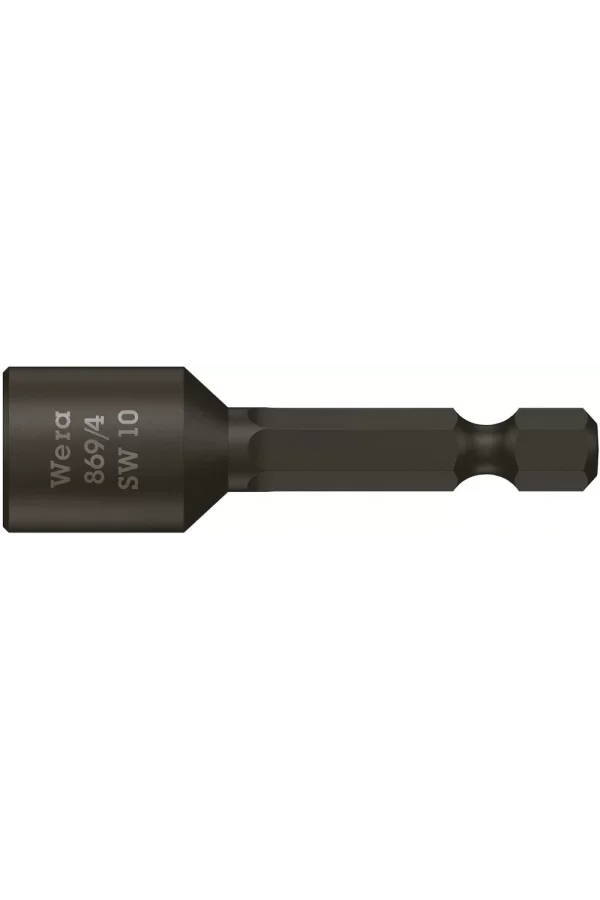 Wera 869/4 Nutsetter/Bits Bağlantılı Lokma, 10 x 65 mm