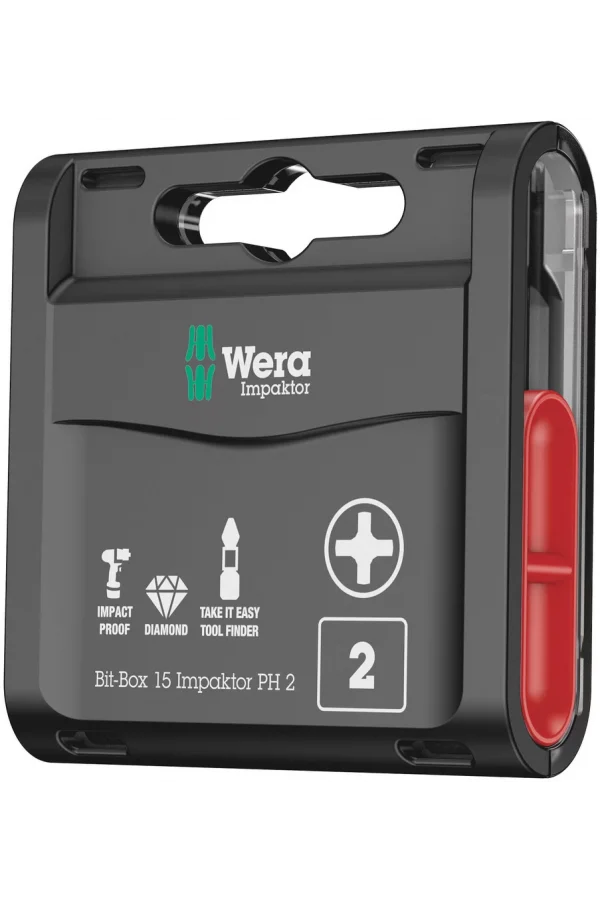 Wera Bits Box 15 Impaktor PH