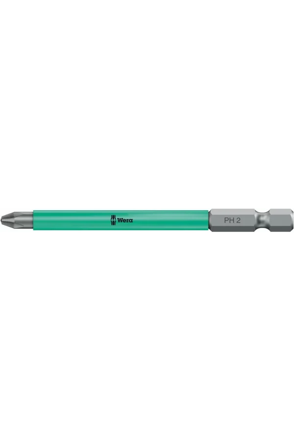 Wera 853/4 ACR® SL Bits, Plastik Kılıflı, Mıknatıslı, PH 2 x 90 mm