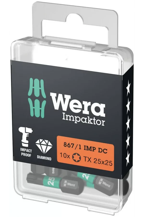 Wera 867/1 IMP DC TORX® DIY Impaktor Bits