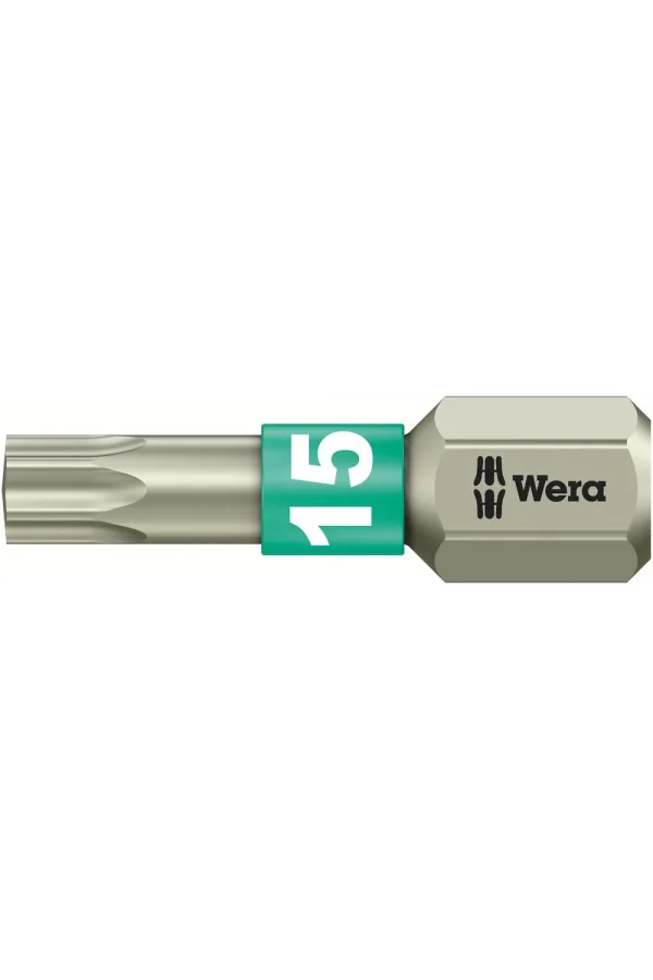 Wera 3867/1 TS TORX® Bits, Paslanmaz, TX 15 x 25 mm