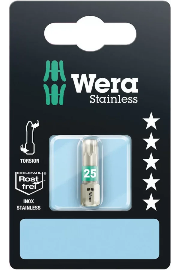 Wera 3867/1 TS SB TORX® Bits, Paslanmaz, TX 10 x 25 mm