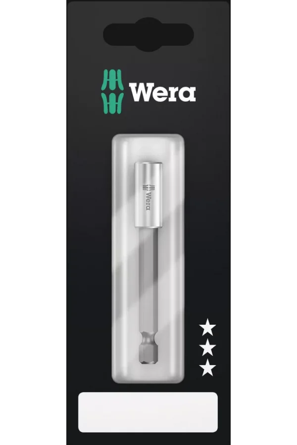 Wera 899/4/1 S Üniversal Bits Tutucu, Güçlü Çıtçıt Halkalı, 1/4 x 75 mm