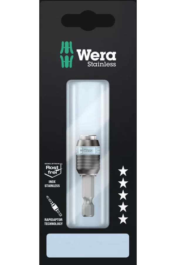 Wera 3888/4/1 K SB Rapidaptor Üniversal Tutucu, Paslanmaz, 1/4 x 50 mm