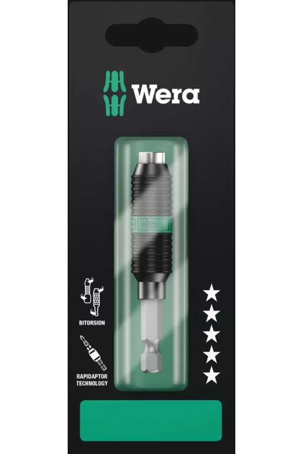 Wera 897/4 R SB Üniversal Bits Tutucu Rapidaptor BiTorsion, 1/4 x 75 mm