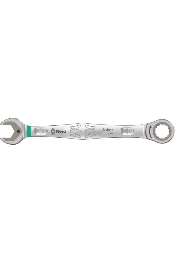 Wera 6000 Joker Açık Ağız Cırcırlı Kombine Anahtar, inç, 1/2 x 177 mm