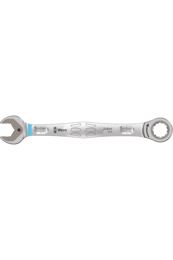 Wera 6000 Joker Açık Ağız Cırcırlı Kombine Anahtar, inç, 11/16 x 235 mm