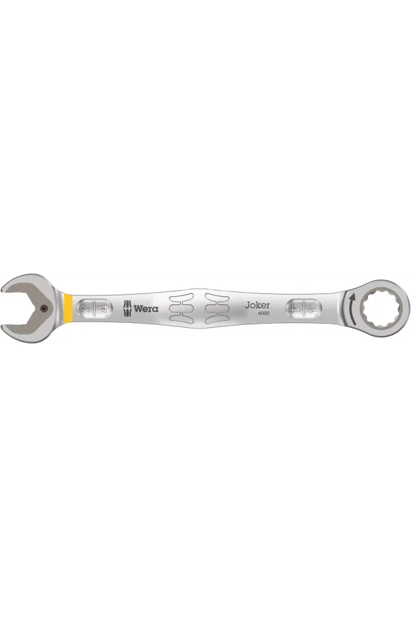 Wera 6000 Joker Açık Ağız Cırcırlı Kombine Anahtar, inç, 3/4 x 246 mm