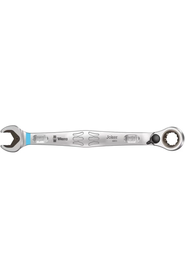 Wera 6001 Joker Switch Açık Ağız Cırcırlı Kombine Anahtar, Yön Mandallı, 11 x 165 mm