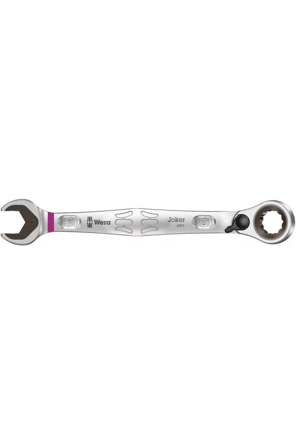 Wera 6001 Joker Switch Açık Ağız Cırcırlı Kombine Anahtar, Yön Mandallı, 14 x 187 mm