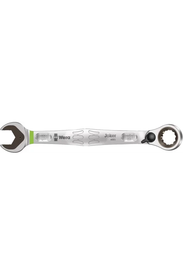 Wera 6001 Joker Switch Açık Ağız Cırcırlı Kombine Anahtar, Yön Mandallı, 18 x 234 mm