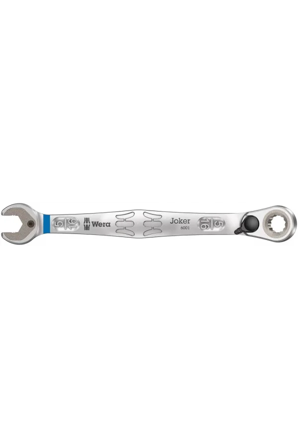 Wera 6001 Joker Switch Açık Ağız Cırcırlı Kombine Anahtar, Yön Mandallı, inç, 5/16 x 144 mm
