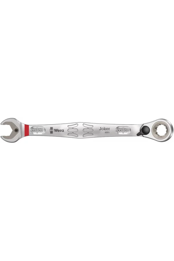 Wera 6001 Joker Switch Açık Ağız Cırcırlı Kombine Anahtar, Yön Mandallı, inç, 3/8 x 159 mm